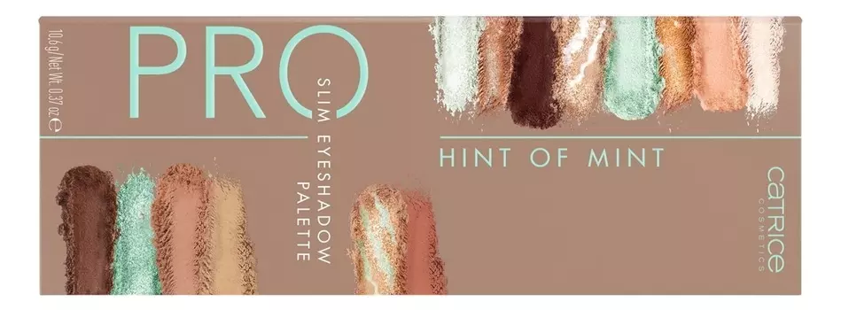 Палетка теней для век Pro Slim Eyeshadow Palette Hint Of Mint 10,6г