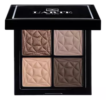 Палетка теней для век Quadro Eleganto 4*2г: 01 Sexy Nude