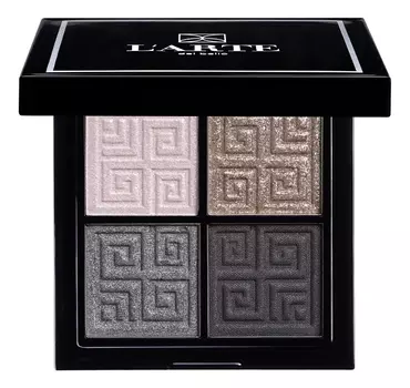 Палетка теней для век Quadro Eleganto 4*2г: 04 Greyest Day
