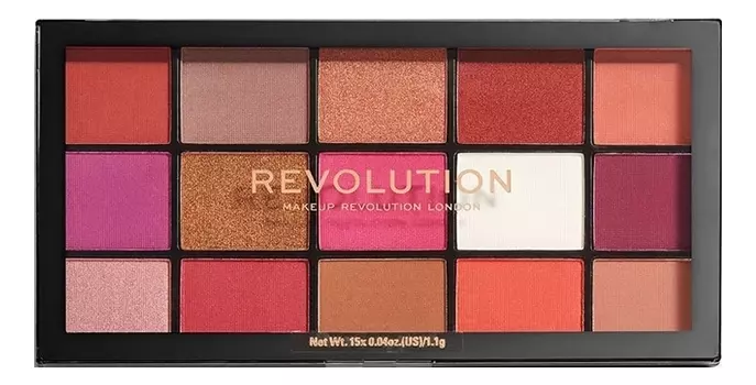 Палетка теней для век Reloaded Palette 16,5г: Red Alert