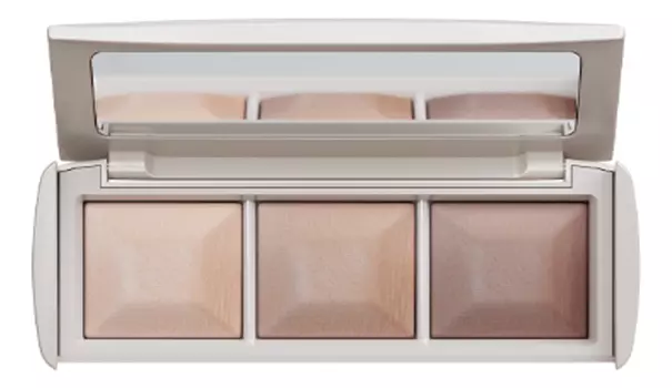 Палетка запеченных продуктов для макияжа лица 9г: Палетка 03 (пудра light + пудра medium + скульптор)
