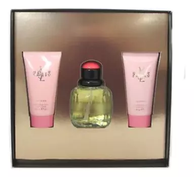 Paris: набор (т/вода 75мл + лосьон д/тела 50мл + гель д/душа 50мл)