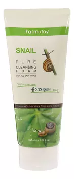 Пенка для лица очищающая с муцином улитки Snail Pure Cleansing Foam 180мл