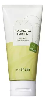 Пенка для лица с экстрактом зеленого чая Healing Tea Garden Green Tea Cleansing Foam: Пенка 150мл
