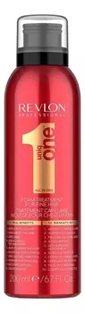 Пенка для тонких волос Uniq One All in One Foam Treatment For Fine Hair 200мл