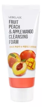 Пенка для умывания Fruit Peach &amp; Apple Mango Cleansing Foam 100мл