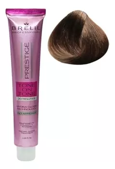 Перманентная крем-краска для волос без аммиака Prestige Tone On Tone 100мл: 8/32 Светлый бежевый блонд