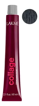 Перманентная крем-краска для волос Collage Creme Hair Color 60мл: 1-00 Черный