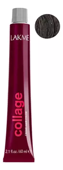 Перманентная крем-краска для волос Collage Creme Hair Color 60мл: 4-00 Средний шатен