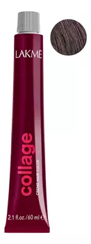 Перманентная крем-краска для волос Collage Creme Hair Color 60мл: 4-60 Средний шатен коричневый