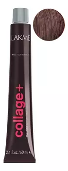 Перманентная крем-краска для волос Collage Creme Hair Color 60мл: 6-66+ Темный блондин интенсивный коричневый яркий