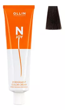 Перманентная крем-краска для волос N-JOY Permanent Color Cream 100мл: 5/0 Светлый шатен