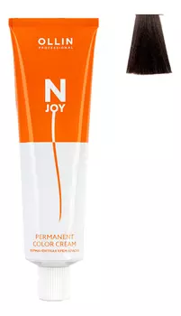Перманентная крем-краска для волос N-JOY Permanent Color Cream 100мл: 6/71 Темно-русый коричнево-пепельный