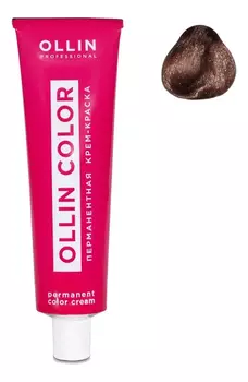Перманентная крем-краска для волос Ollin Color 100мл: 7/75 Русый коричнево-махагоновый