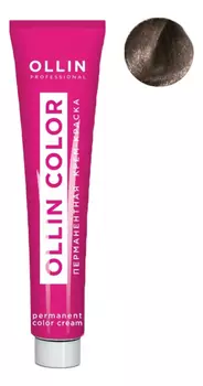 Перманентная крем-краска для волос с экстрактом подсолнечника и шелка Ollin Color 60мл: 7/1 Русый пепельный
