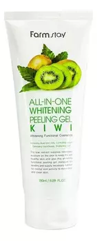 Пилинг-гель для лица с экстрактом киви и муцина улитки Snail All-In-One Whitening Peeling Gel Kiwi 180мл