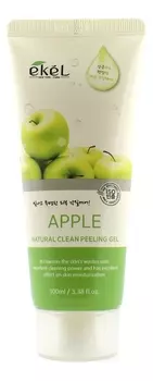 Пилинг-скатка для лица с экстрактом зеленого яблока Apple Natural Clean Peeling Gel 100мл: Пилинг-скатка 100мл