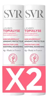 Питательный бальзам для губ Topialyse Levres 4г: Бальзам 2шт