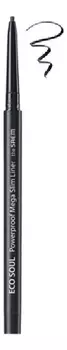Подводка для глаз тонкая Eco Soul Powerproof Mega Slim Liner 0,07г: 01 Deep Black