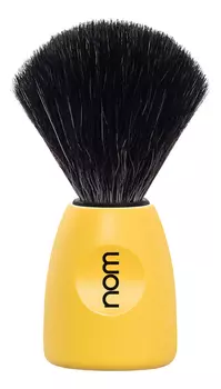 Помазок черная фибра Nom Lasse (желтый пластик)