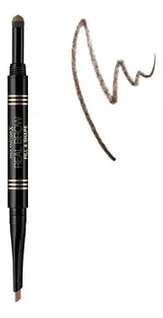 Пудра-карандаш для бровей Real Brow Fill &amp; Shape Pencil 0,66г: 03 Medium Brown