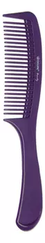 Расческа Beauty с ручкой 22см (фиолетовый)