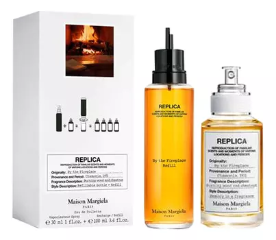 Replica By The Fireplace: набор (т/вода 30мл + т/вода 100мл запаска)