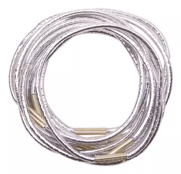 Резинки для волос Midi 10шт: Серебристые