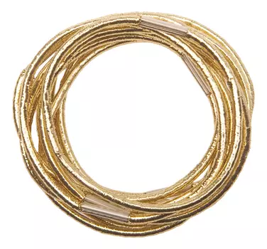 Резинки для волос Midi 10шт: Золотистые