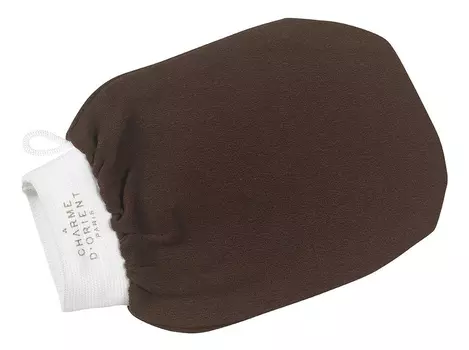 Рукавица для пилинга Kassa Qualite Superieure (жесткая, каштан)