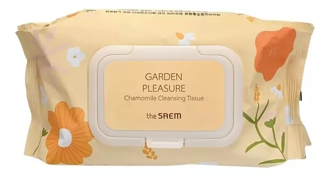 Салфетки очищающие Garden Pleasure Chamomile Cleansing Tissue 100шт