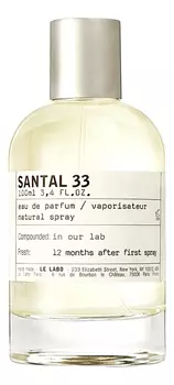 Santal 33: парфюмерная вода 100мл уценка