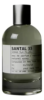 Santal 33: парфюмерная вода 1,5мл