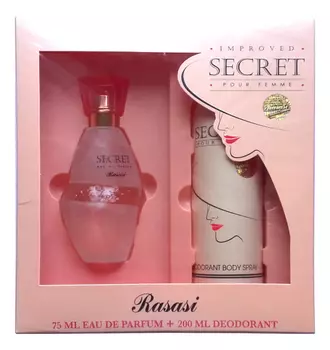 Secret: набор (п/вода 75мл + дезодорант 200мл)