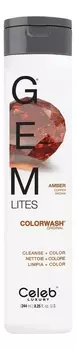 Шампунь для яркости цвета волос Gem Lites Shampoo 244мл: Amber