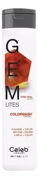 Шампунь для яркости цвета волос Gem Lites Shampoo 244мл: Fire Opal