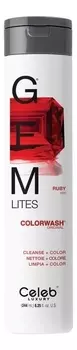 Шампунь для яркости цвета волос Gem Lites Shampoo 244мл: Ruby