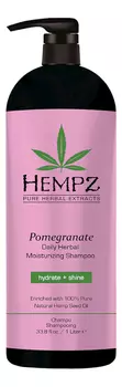 Шампунь для волос Daily Herbal Moisturizing Pomegranate Shampoo 1000мл (гранат)