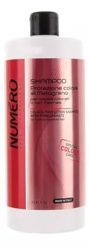 Шампунь для защиты цвета волос с экстрактом граната Numero Colour Protection Shampoo With Pomegranate: Шампунь 1000мл