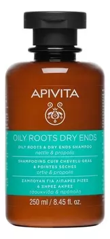 Шампунь для жирных корней и сухих кончиков с экстрактом крапивы и прополисом Oily Roots Dry Ends Shampoo Nettle &amp; Propolis: Шампунь 250мл