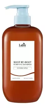 Шампунь с экстрактом стволовых клеток яблока и корня имбиря Root Re-Boot Purifying Shampoo: Шампунь 800мл