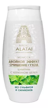 Шампунь с кератином шелка и экстрактом мелиссы Двойной эффект 250мл