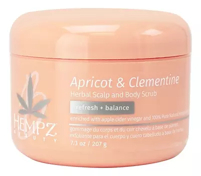 Скраб для кожи головы и тела Apricot &amp; Clementine Herbal Scalp and Body Scrub 207мл