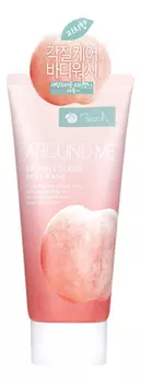 Скраб для тела Around Me Natural Scrub Peach Body Wash 200мл