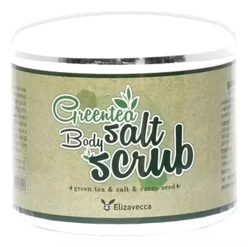 Скраб для тела с экстрактом зеленого чая Milky Piggy Greentea Salt Body Scrub 600г: Скраб 600г