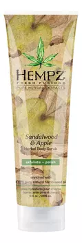 Скраб для тела Sandalwood &amp; Apple Herbal Body Scrub (сандал и яблоко): Скраб 265мл