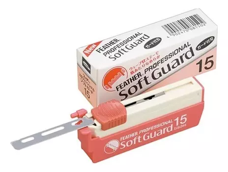 Сменные лезвия для опасной бритвы с ограничителями Мягкое бритье PSF-15 15шт