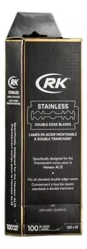 Сменные лезвия для Т-образной бритвы AL13 RK Stainless: Лезвия 100шт