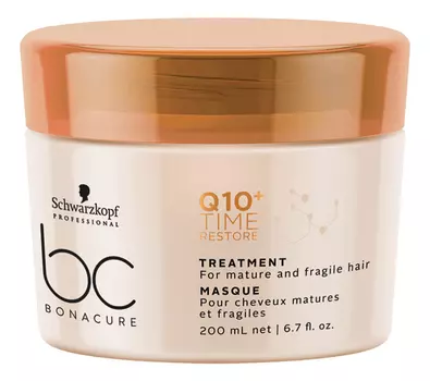 Смягчающая маска для волос BC Q10+ Time Restore Treatment 200мл: Маска 200мл