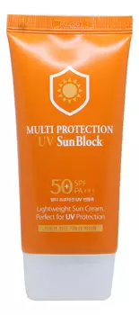 Солнцезащитный крем Multi Protection UV Sun Block SPF50+ PA+++ 70мл